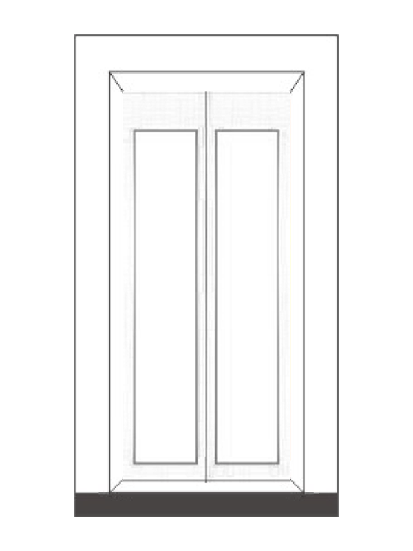Pintu Kaca Pendaratan Kereta Lif
