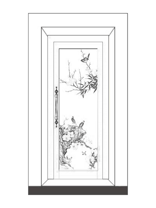 Pintu Kaca Lif Bingkai Aluminium